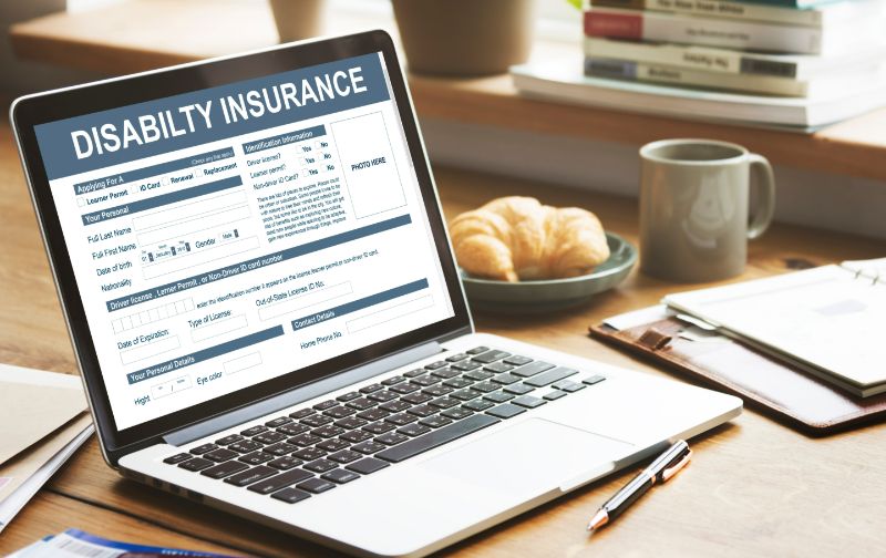 Disability insurance in group or individual coverage.